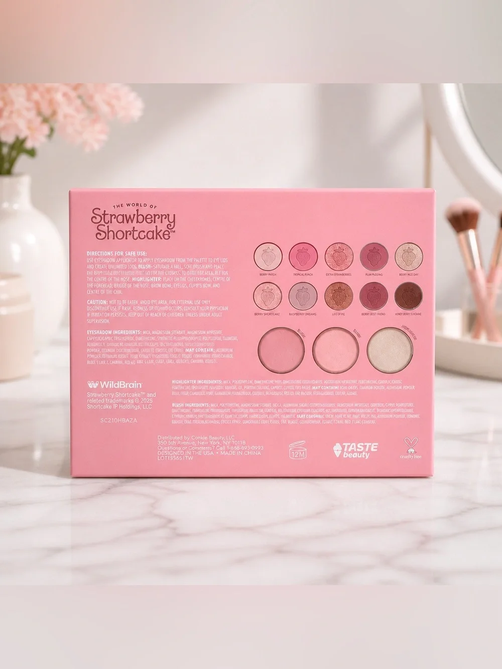 Strawberry Shortcake Eyeshadow Blush & Highlighter Palette